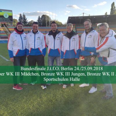 JtfO 2018 Sportschulen Halle Trainerteam - Schreiber, Dockhorn, Töpfer, Gastel, Baar, Gnewuch - Foto_Töpfer