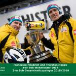 04.03.2019 - Margis Friedrich Weltmeister 2019 2er Fotos: © BSD/VIESTURS FRIEDRICH_MARGIS 3_ZWEIERBOB MANNER_WM WHISTLER_2019 © BSD/VIESTURS FRIEDRICH_MARGIS 6_ZWEIERBOB MAENNER_WM WHISTLER_2019