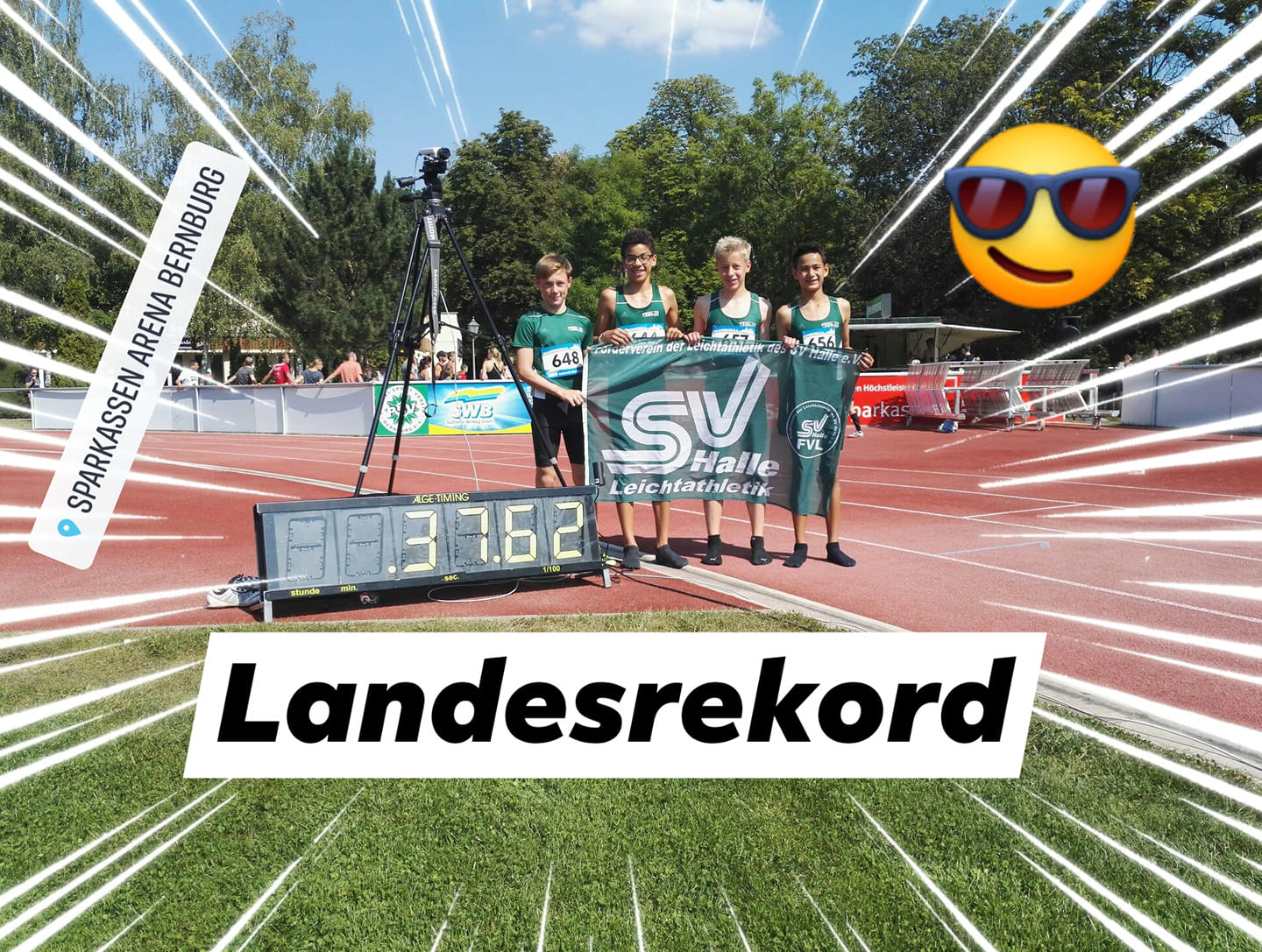 2019.08.24 U14 Staffel Landesrekord