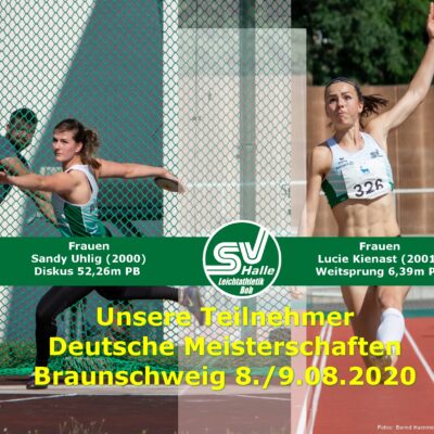 Teilnehmer DM Braunschweig Sandy Uhilg und Lucie Kienast