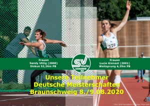 Teilnehmer DM Braunschweig Sandy Uhilg und Lucie Kienast