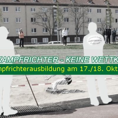 Traut euch - werdet Kampfrichter